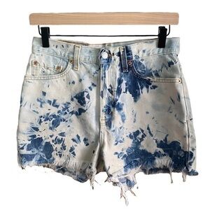 Vintage Levi’s Bleached Denim High Rise Cutoff 512 Jean Shorts 6